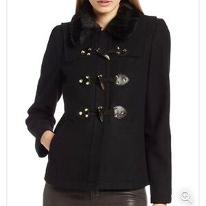 Juicy Couture Wool Toggle Coat